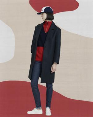 メゾン キツネ、クラシカル×スポーティーにアメリカンポップのアクセント【2017秋冬ウィメンズプレ】