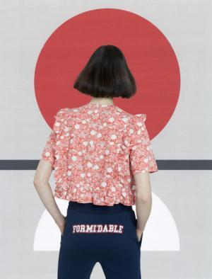 メゾン キツネ、クラシカル×スポーティーにアメリカンポップのアクセント【2017秋冬ウィメンズプレ】