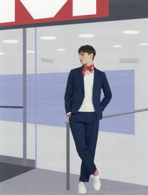 メゾン キツネはアメリカン×フランコジャポネミックス。“キツネモチーフ”は星条旗カラー【2017-18秋冬メンズ】