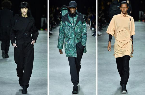 Y-3、テーマは対極的な“デジタル”と“自然”【2017-18秋冬コレクション】