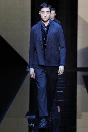 モダンな新しいクラシックで威厳を見せたジョルジオ アルマーニ【2017-18秋冬メンズ】