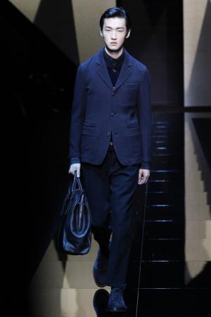 モダンな新しいクラシックで威厳を見せたジョルジオ アルマーニ【2017-18秋冬メンズ】