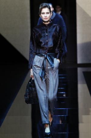 モダンな新しいクラシックで威厳を見せたジョルジオ アルマーニ【2017-18秋冬メンズ】