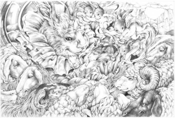 目に見えない存在を描くアーティストKYOTAROが7年振りの大型個展を渋谷で開催