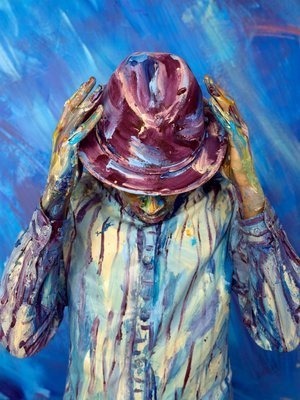 平面から立体を行き来する“動く”油絵、一流アーティスト達が込めた悲痛のメッセージ