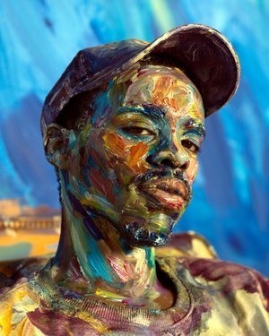 平面から立体を行き来する“動く”油絵、一流アーティスト達が込めた悲痛のメッセージ