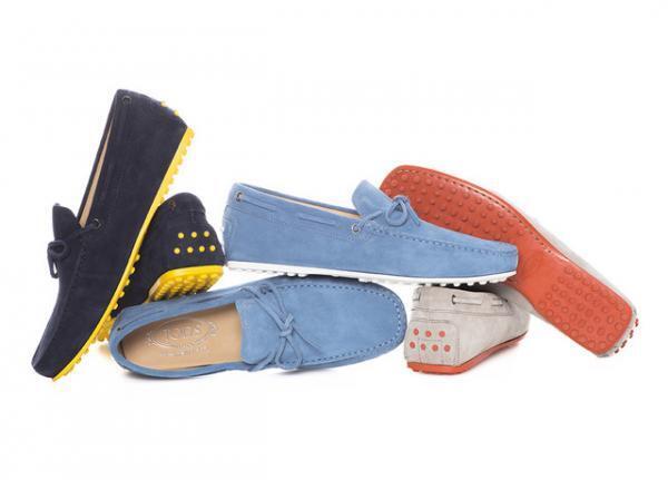 トッズの「シティ ゴンミーニ」に日本限定メンズモデル登場、鮮やかなコントラストカラー