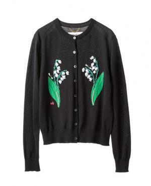 ミュベールがカーディガンに刺繍するカスタムサービス第1弾を開始！ボタンの付け替えも可能