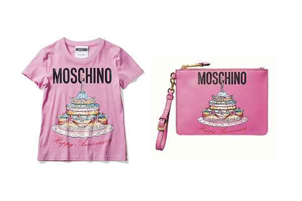 モスキーノが“1歳の誕生日ケーキ”をあしらったピンクの限定アイテムを発売！
