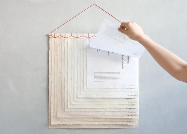 “紙漉き文化を伝承する”和紙カレンダー、無形文化遺産の本美濃紙など14種でデザイン