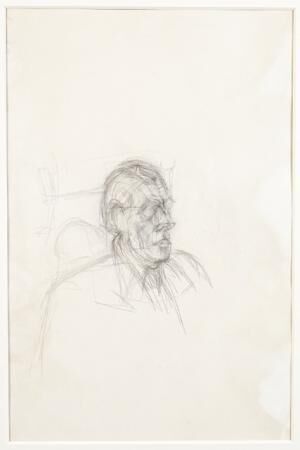 アルベルト・ジャコメッティ《ディエゴ》1949年鉛筆、紙マルグリット&エメ・マーグ財団美術館、サン＝ポール・ド・ヴァンス