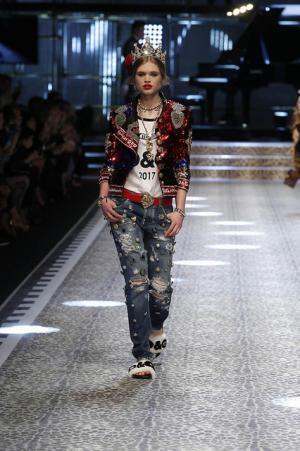 【ルック】ドルチェ&amp;ガッバーナ2017-18秋冬コレクション