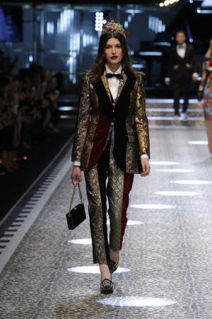 【ルック】ドルチェ&amp;ガッバーナ2017-18秋冬コレクション