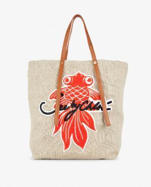 シーバイクロエから、マグノリアの花や金魚をモチーフにしたトートバッグ「ANDY」が登場。フランスと日本のカルチャーが融合