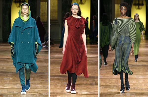 イッセイ ミヤケ、オーロラの光を宿したファブリック【2017-18秋冬ウィメンズ】