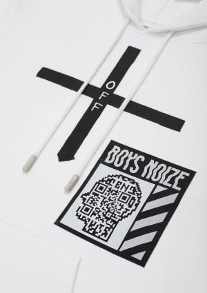 オフ-ホワイトとボイズ・ノイズが音楽とファッションのカプセルコレクション！QRから新EPと未発表トラックをダウンロード