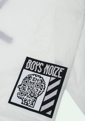 オフ-ホワイトとボイズ・ノイズが音楽とファッションのカプセルコレクション！QRから新EPと未発表トラックをダウンロード