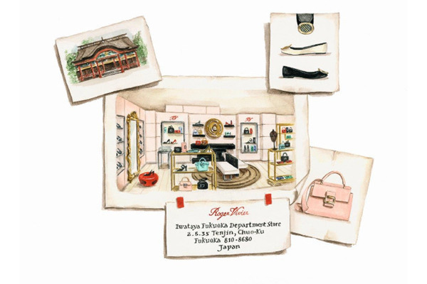 ロジェ ヴィヴィエが九州初出店。日本5店舗目となるブティックが福岡岩田屋にオープン