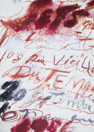 POSTER (1986) by Cy Twombly