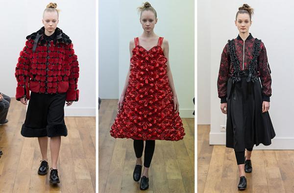 ノワール・ケイ ニノミヤ、赤と黒の新境地へ【2017-18秋冬ウィメンズ】