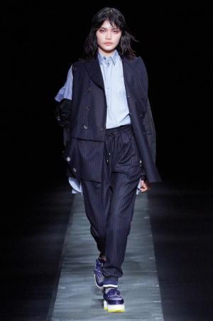 ウジョー、美しく丁寧に壊して完成する新しいテーラリングの可能性【2017-18秋冬ウィメンズ】