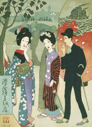 大正ロマンを代表する画家、竹久夢二の「夢二ロマン」展が神戸ファッション美術館にて開催