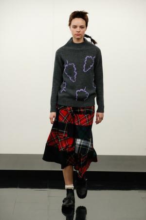 【ルック】トリコ・コム デ ギャルソン2017-18秋冬コレクション