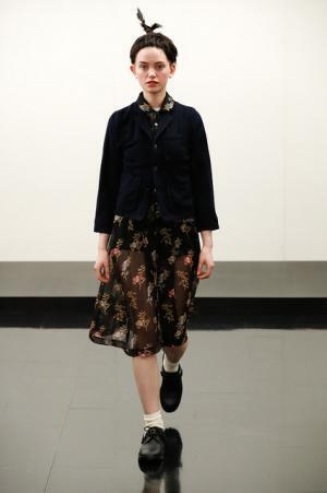 【ルック】トリコ・コム デ ギャルソン2017-18秋冬コレクション