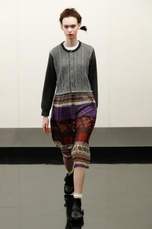 【ルック】トリコ・コム デ ギャルソン2017-18秋冬コレクション