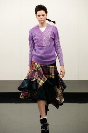 【ルック】トリコ・コム デ ギャルソン2017-18秋冬コレクション