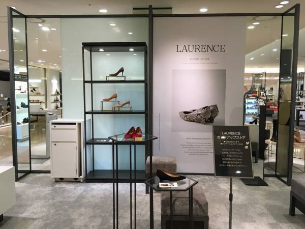 今秋デビューしたシューズブランド・ロランスが阪急うめだでポップアップを開催