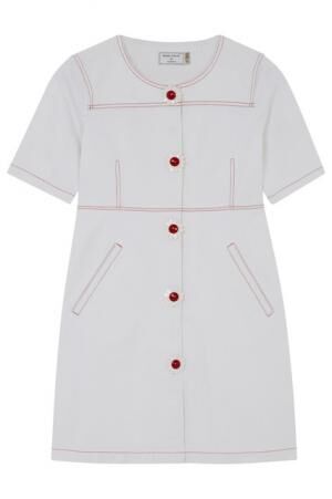 WOMENS WHITE DENIM BUTTONED DRESS（3万9,000円）