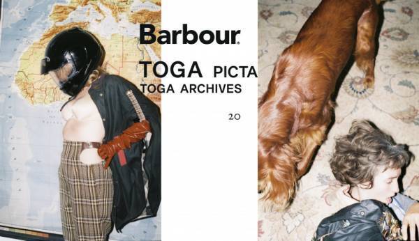 トーガが20周年を記念しバブアーとコラボ! 一点もののジャケットなど