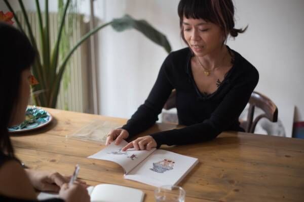 パリの多国籍な食文化に触発される、画家・イラストレーター田中麻記子が創造する世界【INTERVIEW】