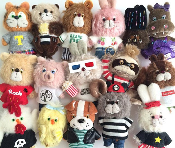 ぬいぐるみ作家、AKANE ISHIGAの個展開催。人気イラストレーター、ロブ・キドニーとのコラボ限定品も