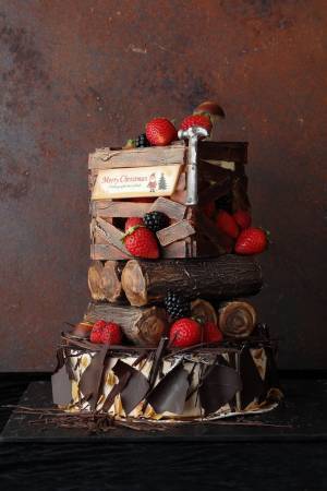 繊細すぎる! 見てうっとり、食べてハッピーになるアートなケーキ【クリスマスケーキコレクション2017vol.2】