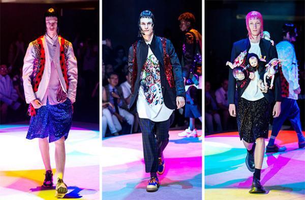 コム デ ギャルソン オム プリュス、「ファッションは中身が大事！」【2018春夏メンズ】