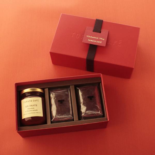 トラヤカフェからこの時期だけの味わい、あんとチョコレートを使用したバレンタインメニューが登場