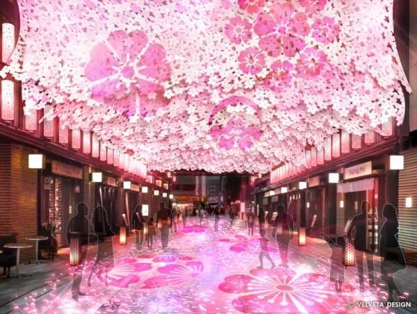 日本橋で一足早くアートなお花見! 桜フェスティバル開催。フォトジェニックなお花見新名所や限定桜メニューも