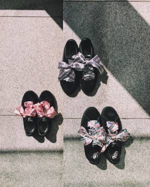 プーマ、スニーカーの祭典「atmos con」でスウェードハート新作登場! Hana4デザイン限定シューレースリボンプレゼント