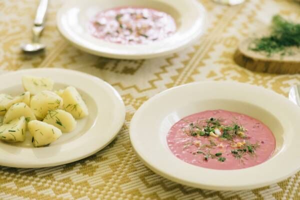 世界の朝食レストラン、6月と7月はリトアニアの朝ごはん! ピンクのスープも登場