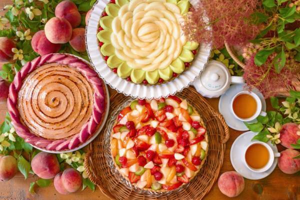 【更新】キル フェ ボン、全店にて“桃づくし”のイベント開催! 初日だけの限定タルトも登場