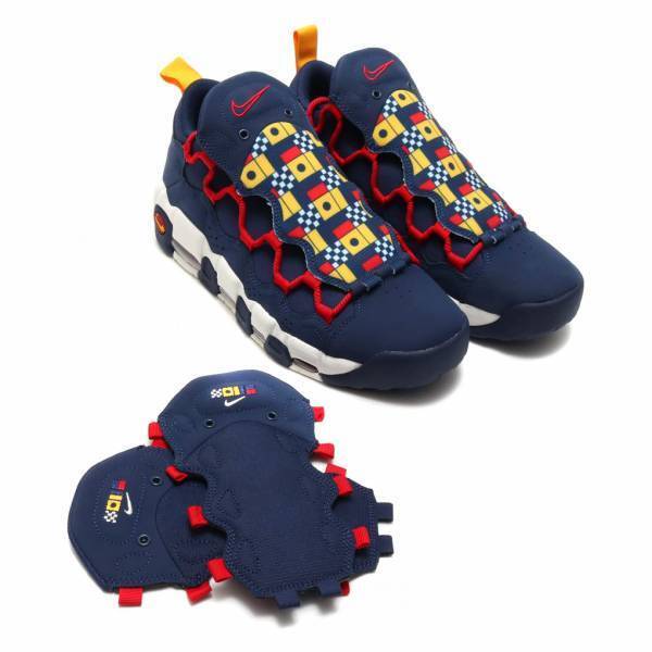 アトモス限定モデル「ナイキ エア モア マネー」が登場! エア マネーとアップ テンポが21年の時を経て融合