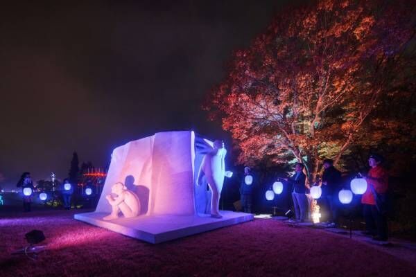 アートなライトアップイベント「箱根ナイトミュージアム」が今年も彫刻の森美術館で開催