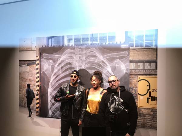 バリー銀座のSHOK-1展にスウィズ・ビーツと大坂なおみが来場