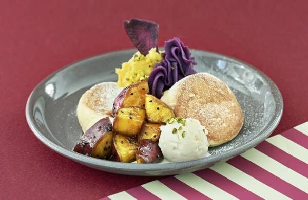 奇跡のパンケーキにスイートポテトが登場 和栗のスフレパンケーキプリンも 18年10月17日 ウーマンエキサイト 1 2