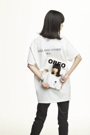 西武渋谷に「オレオ」モチーフのコラボTシャツやスイーツが登場! 老月ミカがプランニングモデルに
