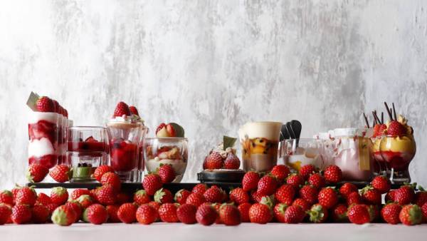 ウェスティンホテル東京のいちごの祭典、アフタヌーンティーやブッフェで約100種類のいちごスイーツ