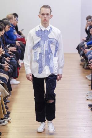 【ルック】コム デ ギャルソン・シャツ2019-20秋冬コレクション