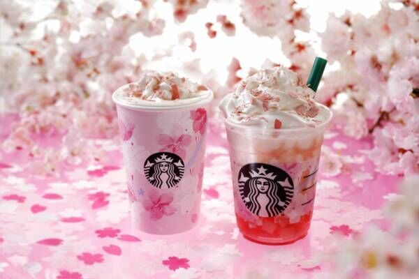 スタバから満開の桜を表現した日本限定ドリンク「さくらフルミルクラテ」、「さくらフルフラペチーノ®」やタンブラー＆マグカップなどが登場
